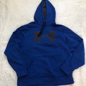 blue under armour hoodie